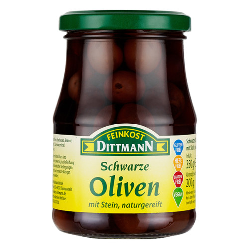 Feinkost Dittmann Oliven naturgereift mit Stein 200g - Image 2