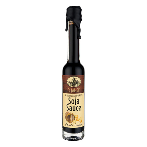 La Monegasque Flasche Premium Sojasauce Barrique Fass gereift Glasflasche 43 ml