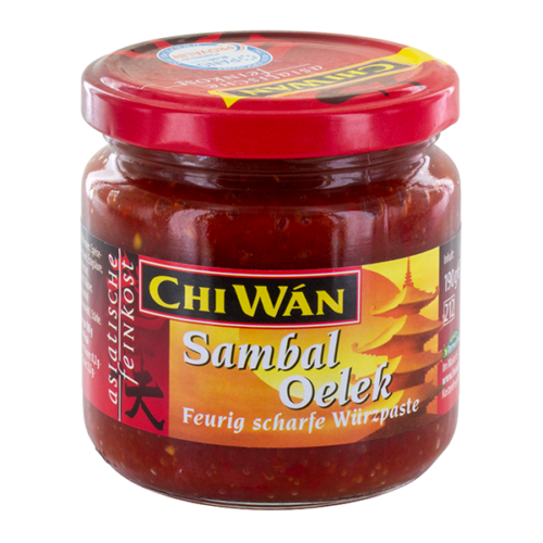 Chi Wan Sambal Oelek Feurig scharfe Würzpaste im Glas 190 g