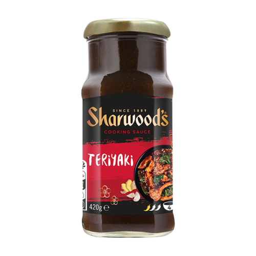 Sharwood's Cooking Sauce Teriyaki mild für 4 Portionen im Glas 420 g